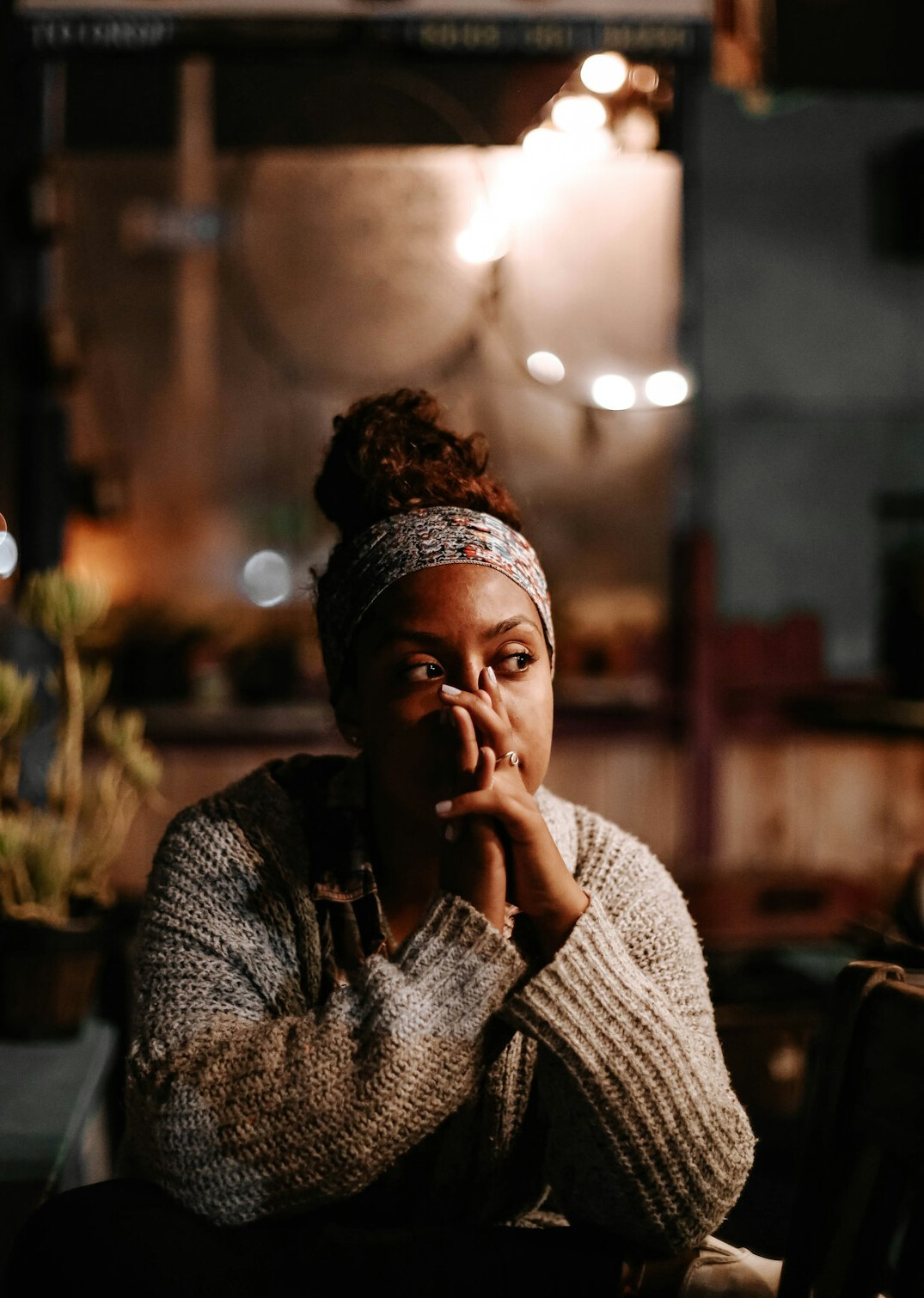 Studio portrait of a Black Canadian female travel writer